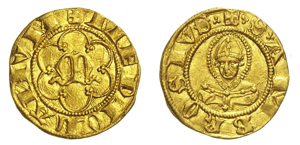mezzo fiorino moneta d'oro di milano
