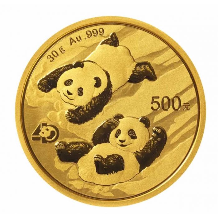 moneta in oro panda