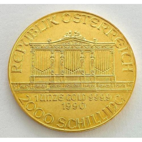 Wiener Philarmoniker in oro 100 euro