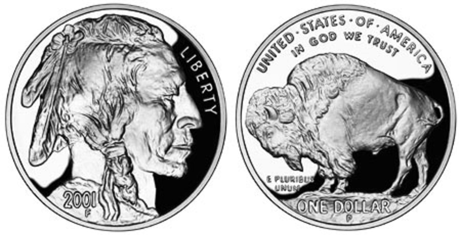 1 dollaro americano in argento – Buffalo