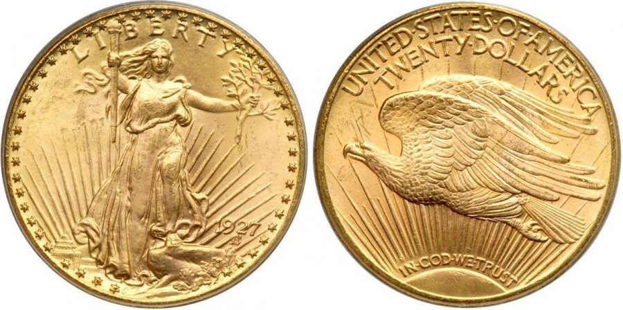 20 dollari americani d’oro – Liberty