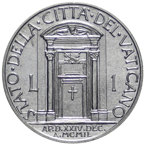 1 lira 1950 – Pio XII
