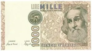 Banconota da 1.000 lire – Marco Polo
