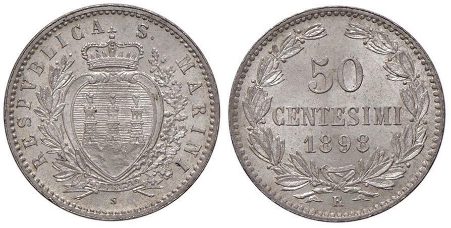 50 centesimi – 1898