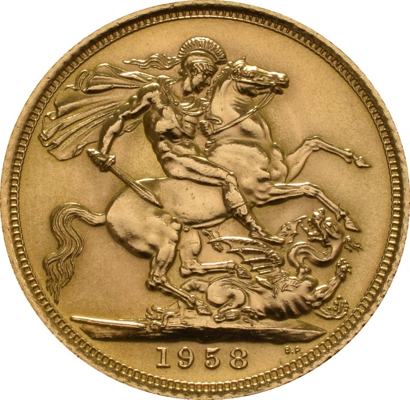 Sterlina d’oro del 1958