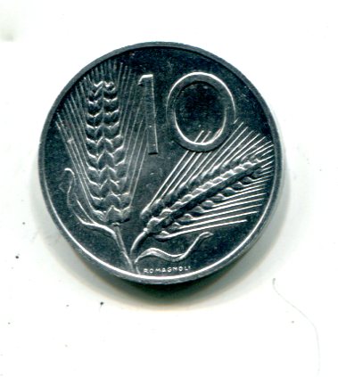 Moneta 10 lire 1954
