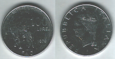 100 lire 1979 FAO
