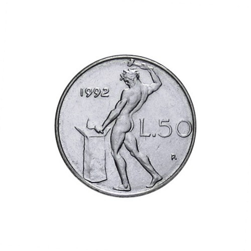 Moneta 50 lire Vulcano II (Ridotto)